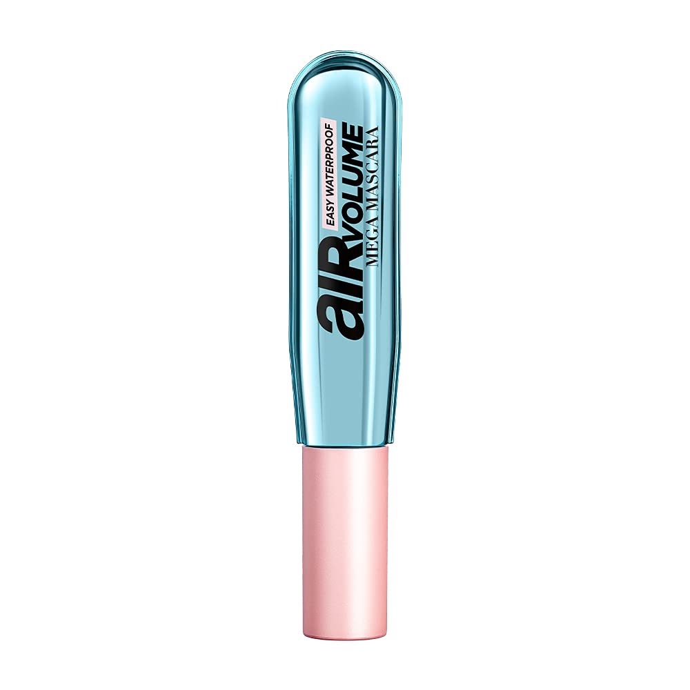 L'Oreal Paris Makeup Air Volume Mega Mascara, 854- Waterproof Black, 0.3 Fl Oz